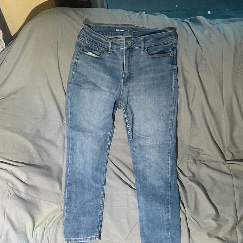 Old Navy Women's Classic Blue Skinny Jeans